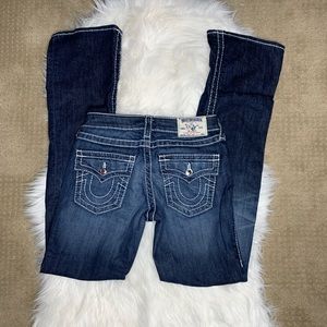 true religion bootcut welts clear disco